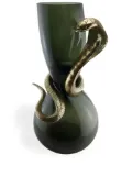 Vanessa Mitrani Cobra Smoke And Bronze vase (400mm) - Green