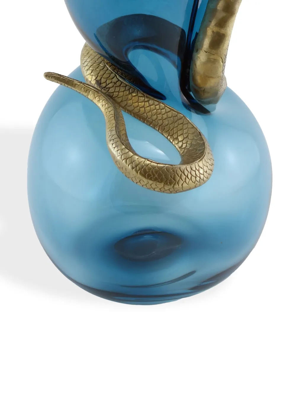  Vanessa Mitrani Cobra Glass Vase (400mm) - Blue 
