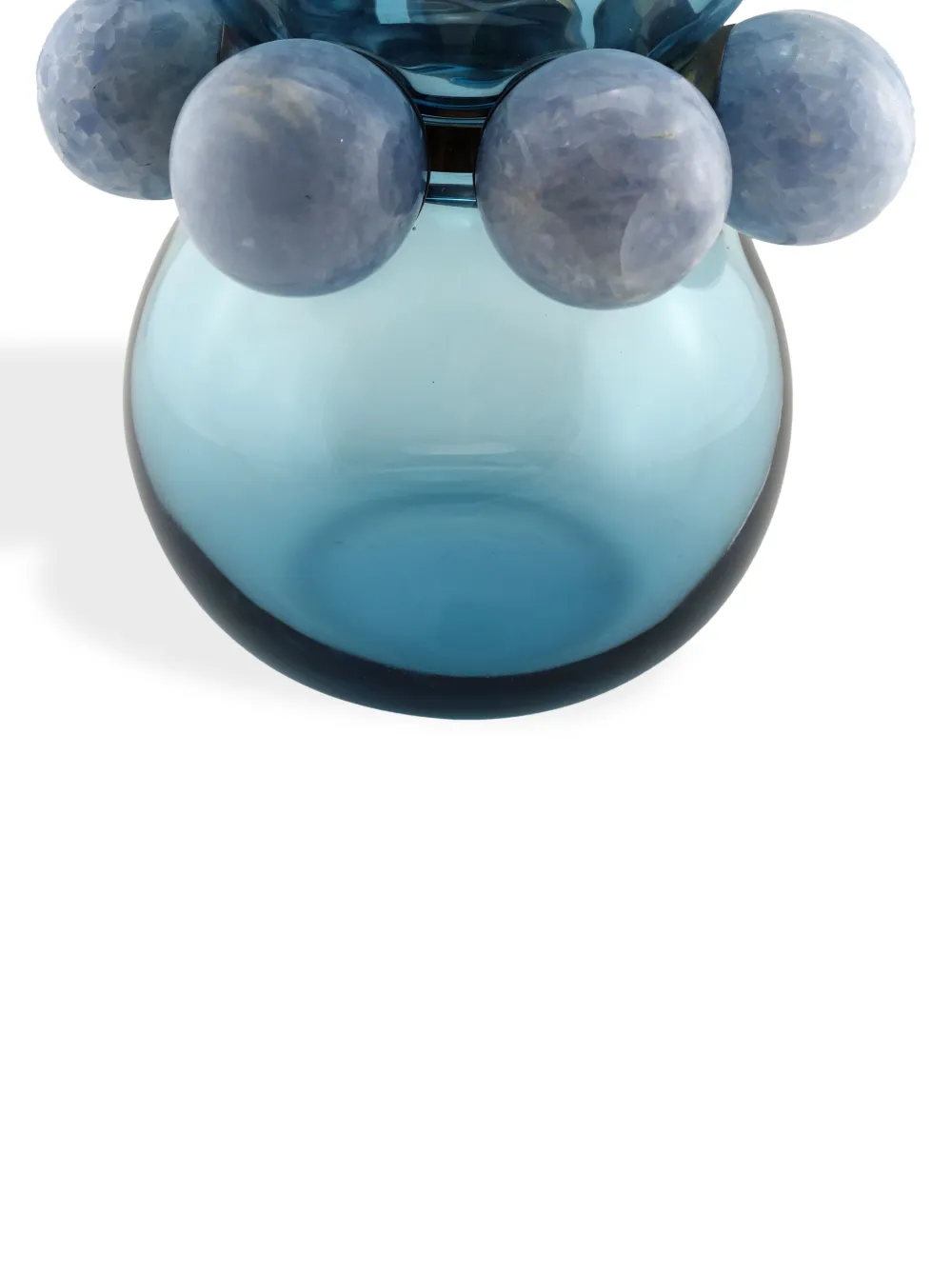  Vanessa Mitrani Tiffany Glass Vase (300mm) - Blue 