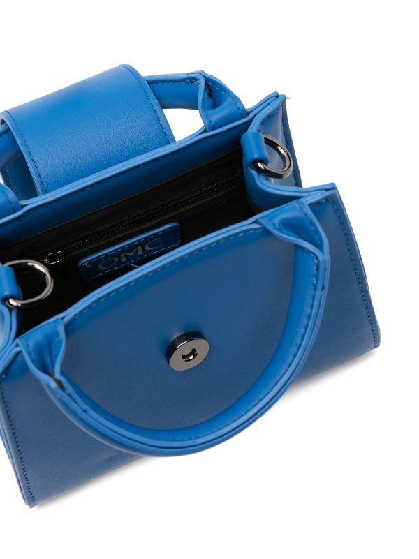 Leather 2025 bag blue