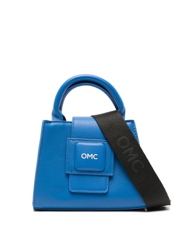 Leather 2025 bag blue