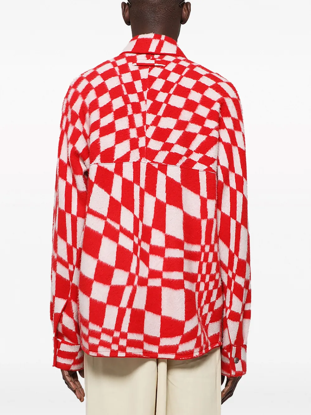 Zegna x The Elder Statesmen overhemd van kasjmiermix Rood