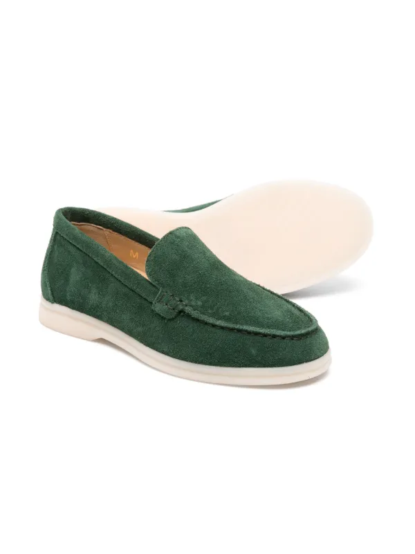 ローファー・オックスフォード SCAROSSO FW23 Nele Green Suede (NELELOAFGRESUED) Scarosso Ludovico Suede Loafers | Green | FARFETCH