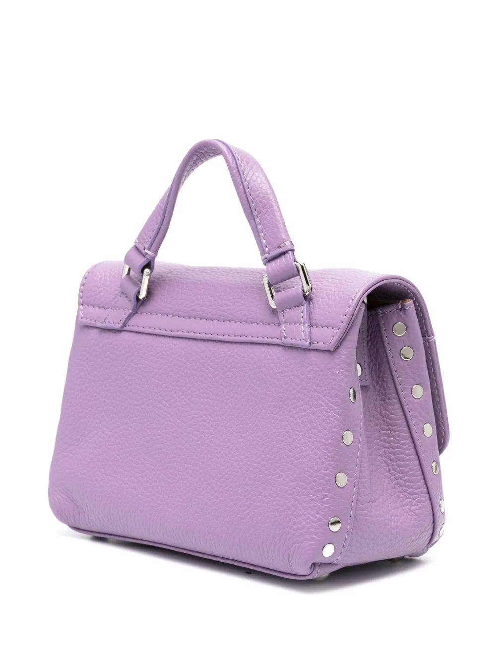 Zanellato medium Postina leather tote bag - Paars
