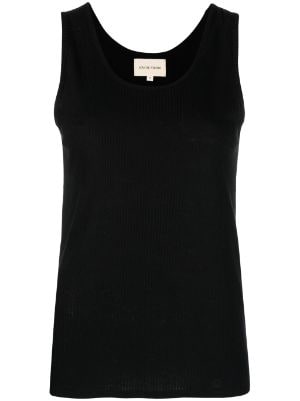 Loulou Studio Estor Silk Tank Top - Black