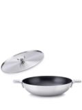 Alessi stainless steel wok pan (28cm) - Silver