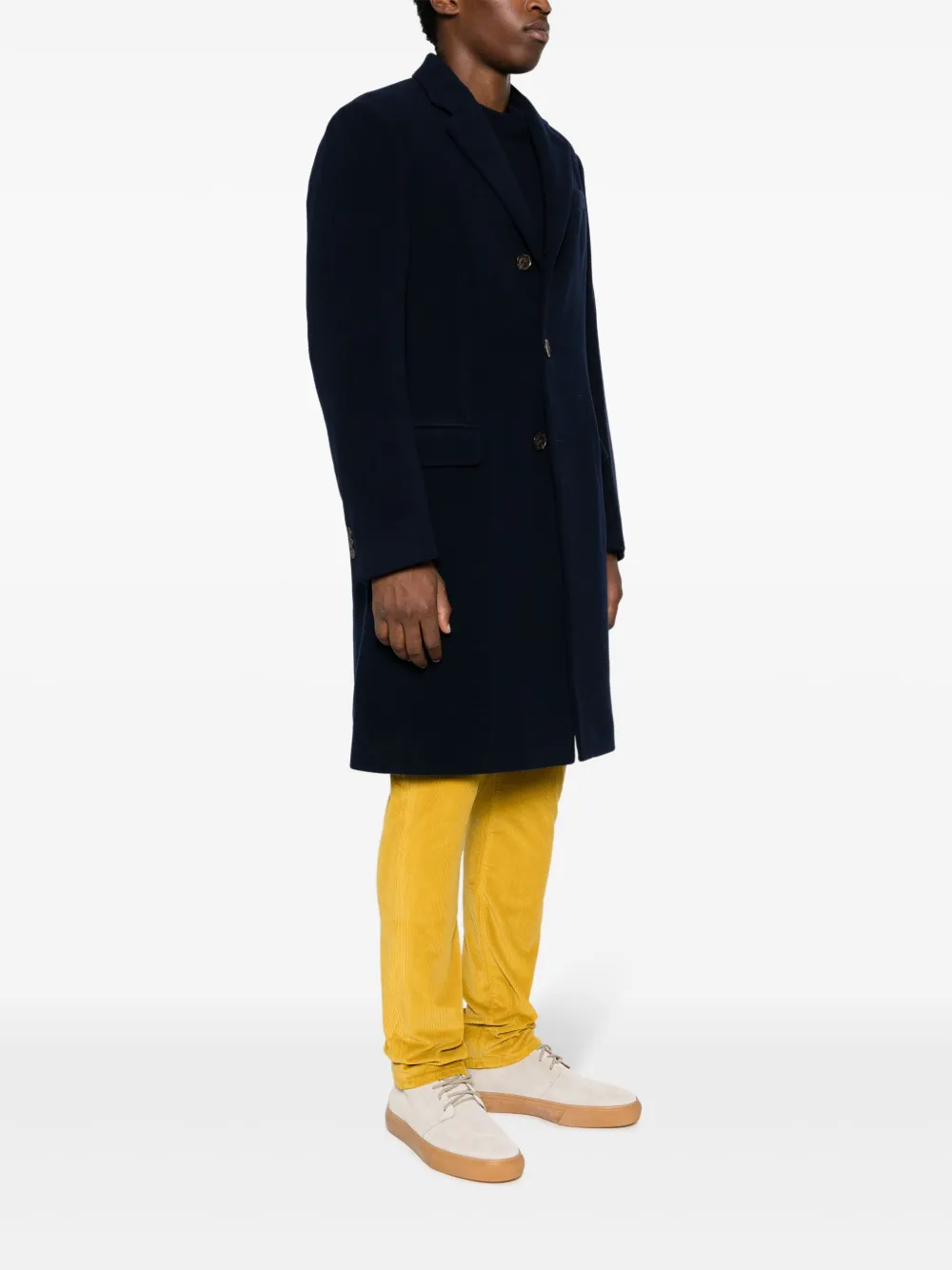 Polo Ralph Lauren Jas met enkele rij knopen Blauw