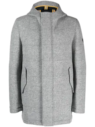 Manuel Ritz Checked Hooded Jacket - Farfetch