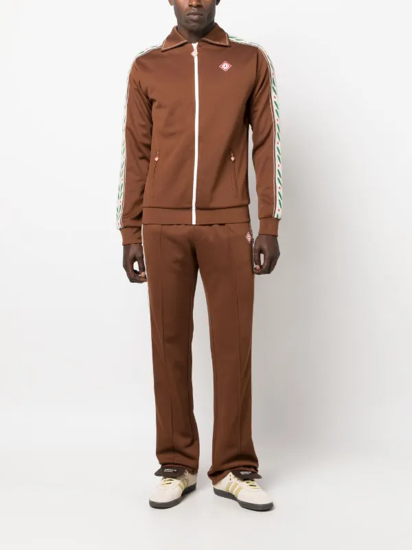 brown kappa tracksuit