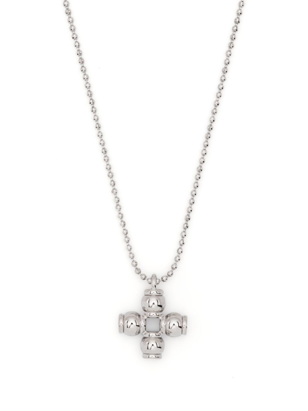 Laura Lombardi Cross Pendant Necklace In Silber