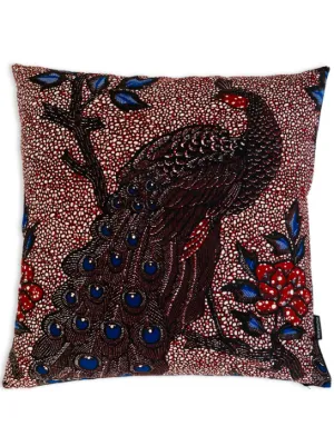 Peacock throw pillow deals