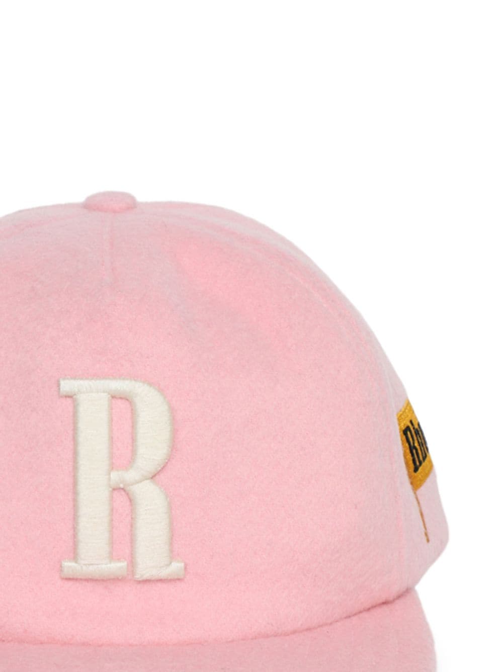 Shop Rhude R Wool Baseball Cap In Rosa