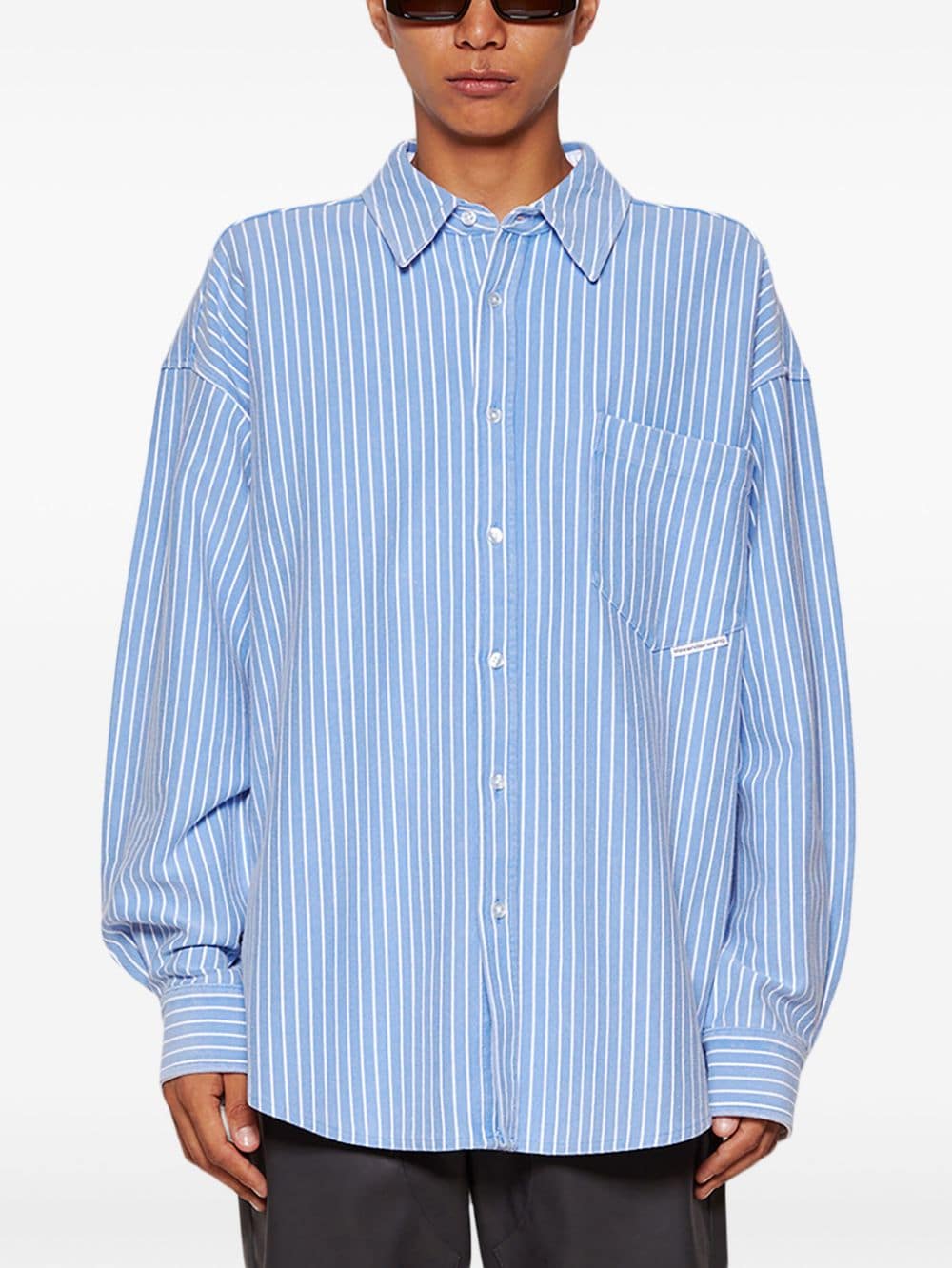 Alexander Wang Button-down overhemd Blauw