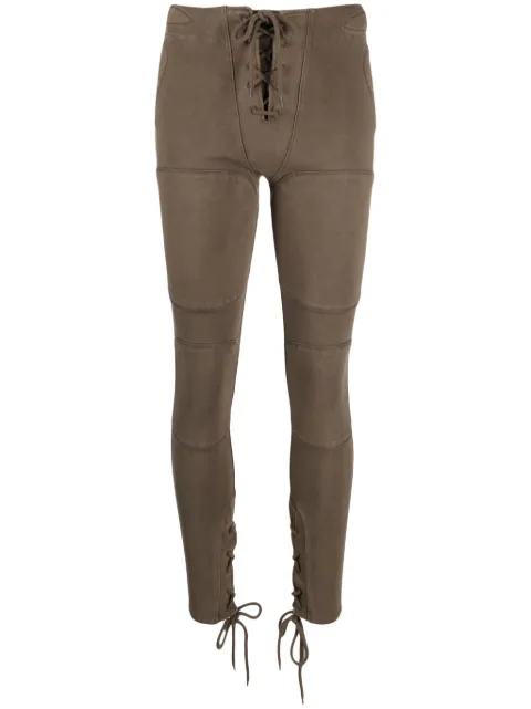 ENTIRE STUDIOS leggins con paneles y moño