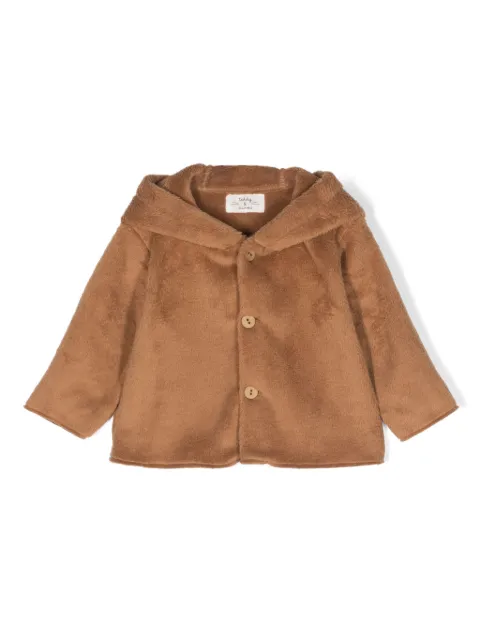 TEDDY & MINOU button-up fleece jacket