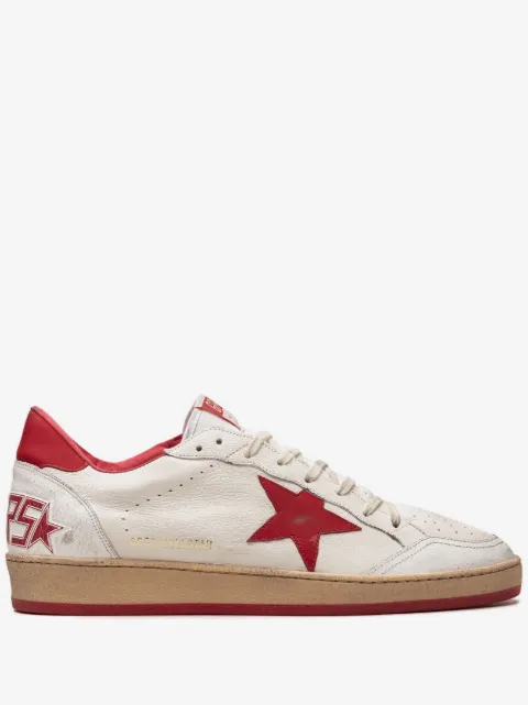 Golden Goose Ball Star trainers in white leather