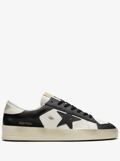 Golden Goose Stardan trainers in white and black leather