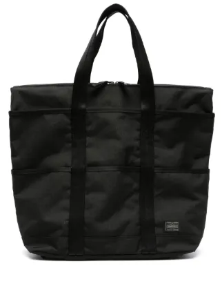 Porter logo canvas tote bag best sale