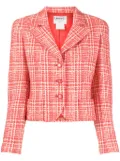 CHANEL Pre-Owned 1997 CC-buttons tweed jacket - Red