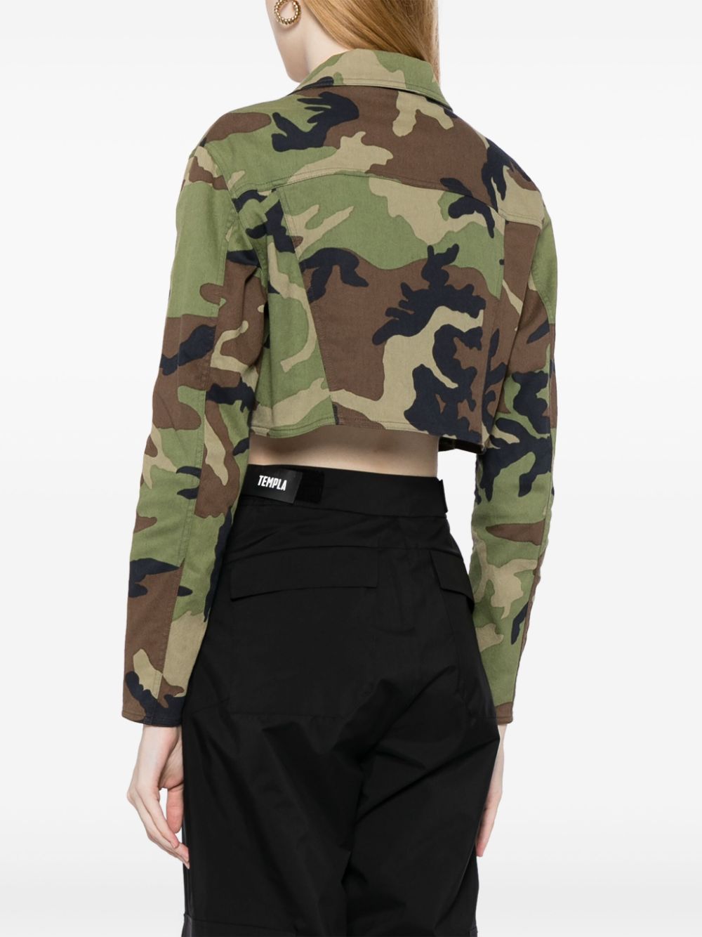 Christian Dior 2001 camouflage cropped jacket Women