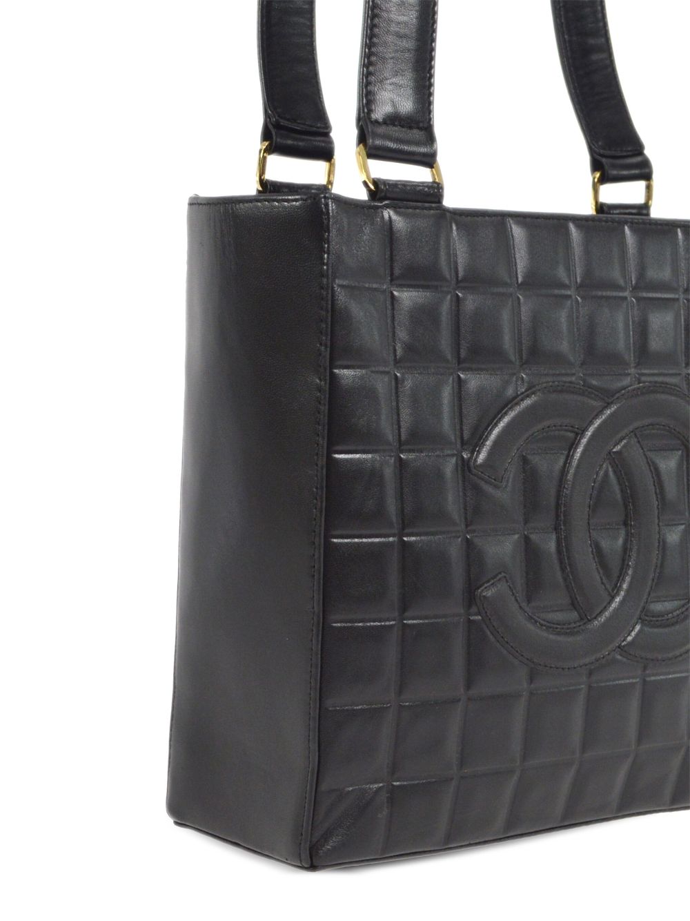 CHANEL 2002 Choco Bar CC tote bag Women