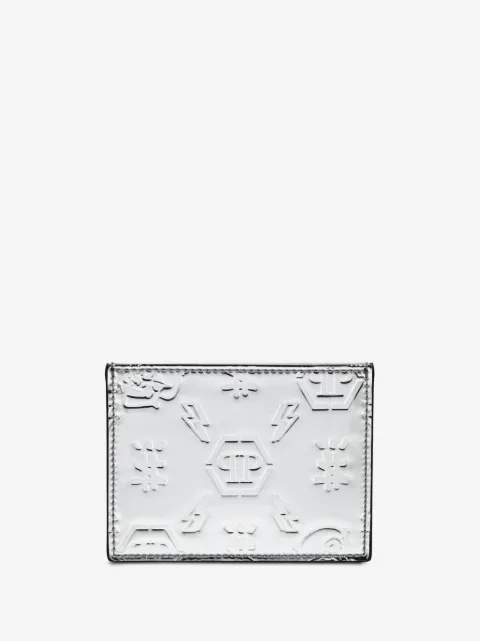 Philipp Plein Kartenetui mit Monogramm-Prägung