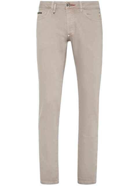 Philipp Plein patch-detail straight-leg trousers Men