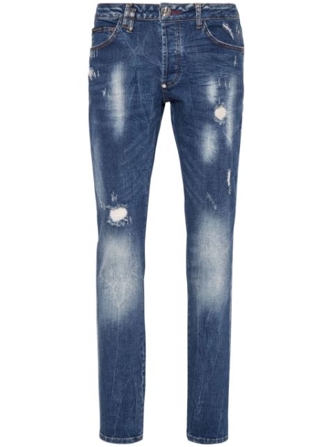 Philipp Plein mid-rise straight-leg jeans Men