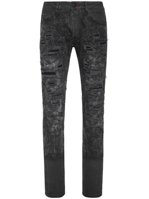 Jean à effet usé - Philipp Plein - Modalova