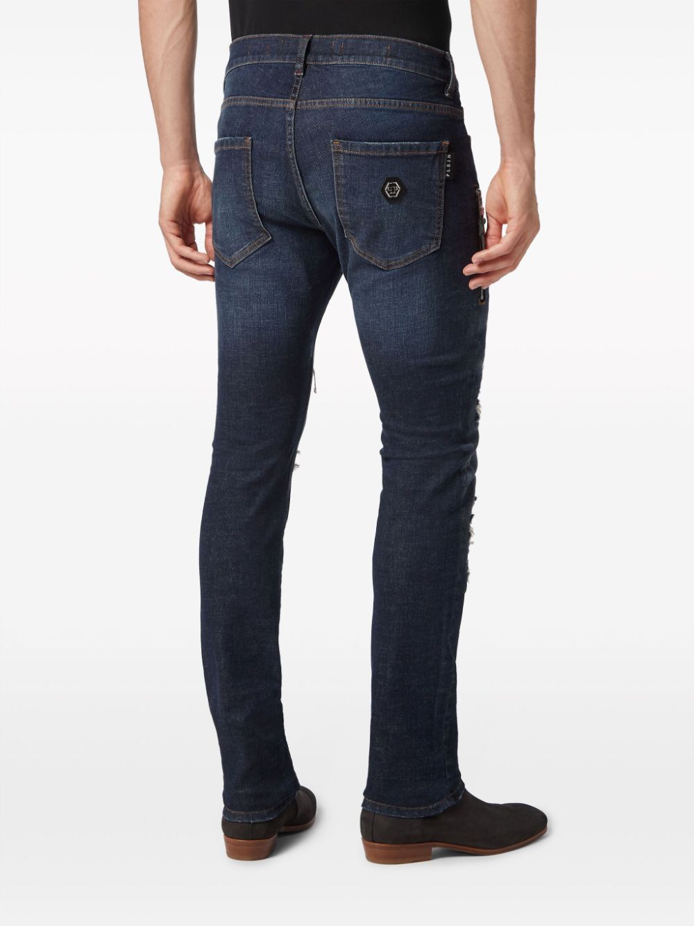 Philipp Plein Skinny jeans Blauw