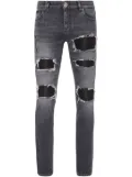 Philipp Plein Rock Star slim-cut jeans - Black