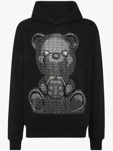 Philipp Plein hoodie con motivo de osos