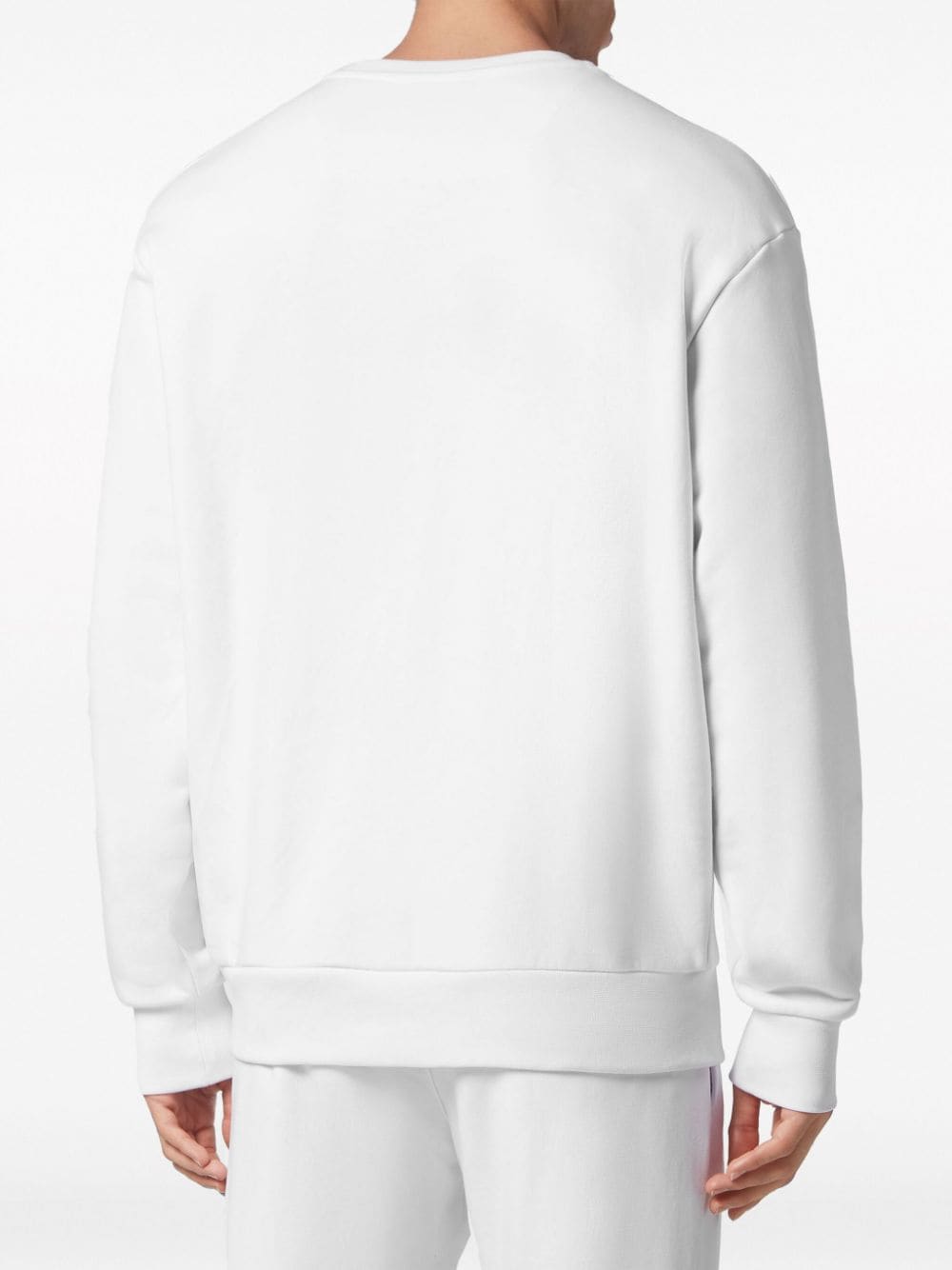Philipp Plein Sweater met logo-applicatie Wit
