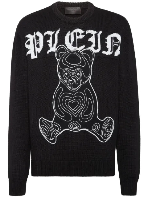 Philipp Plein suéter con motivo Teddy Bear