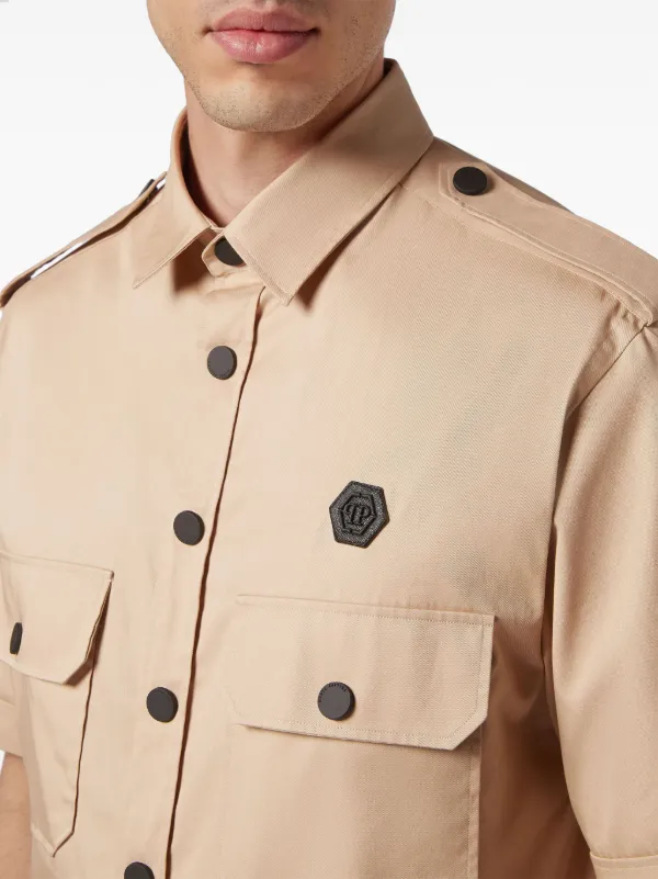 cotton military shirt