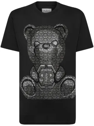 Philipp Plein 3D テディベア Tシャツ | ブラック | FARFETCH JP