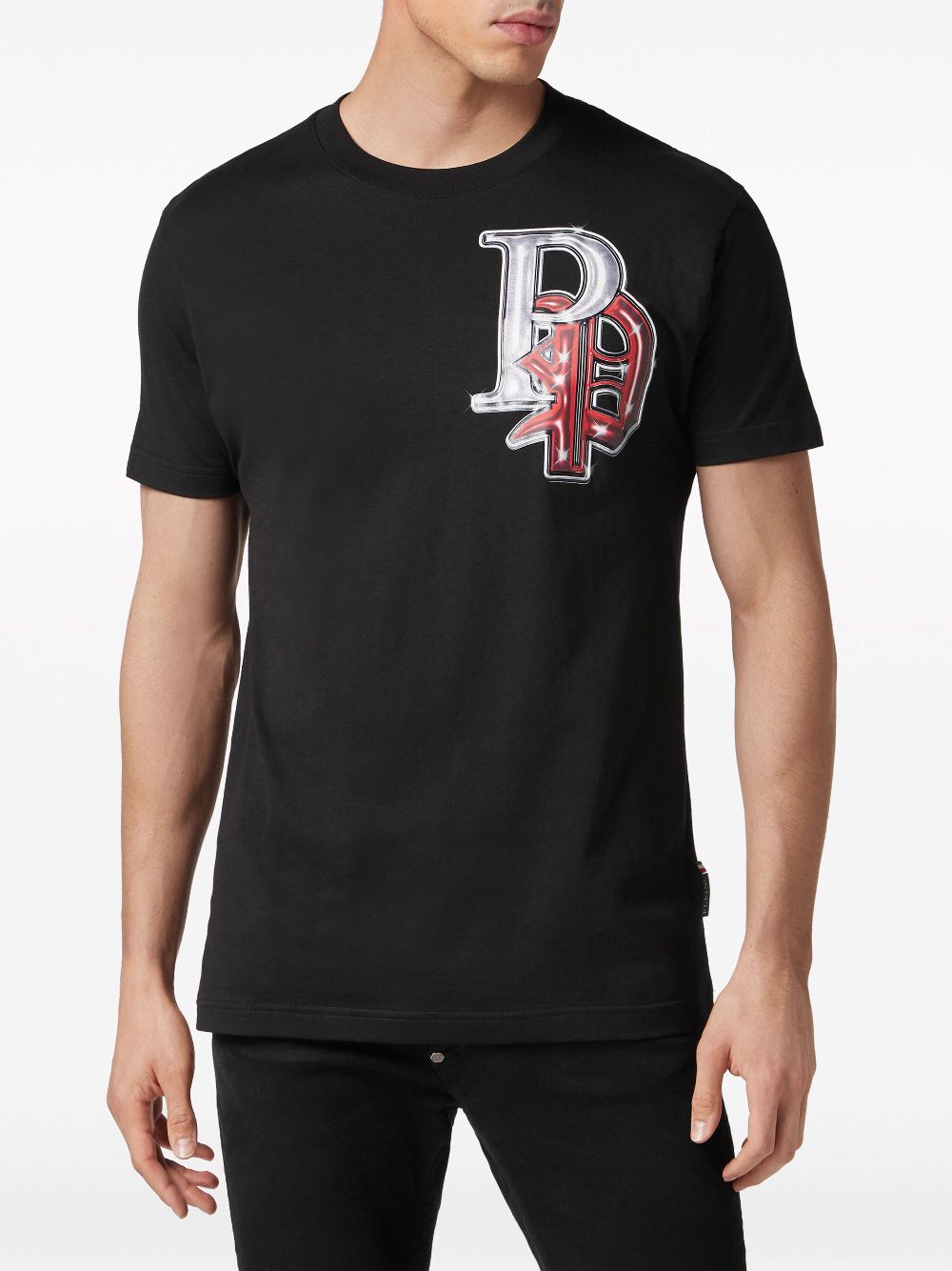 Philipp Plein Bulldogs-print cotton T-shirt Men