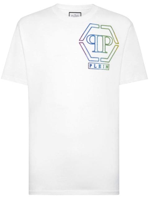 Philipp Plein T-Shirt mit Logo-Verzierung