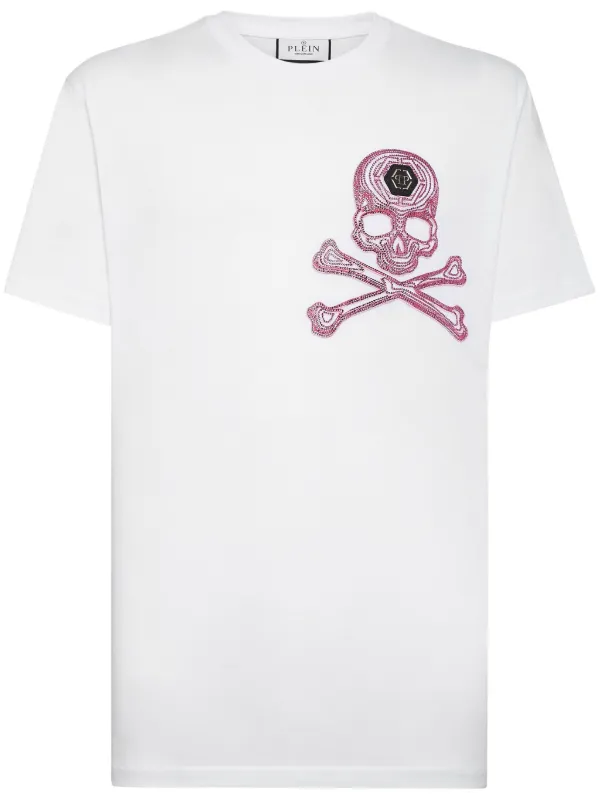 Plein Skull Philipp Plein Shirts Sale PHILIPP PLEIN T-SHIRT WHITE