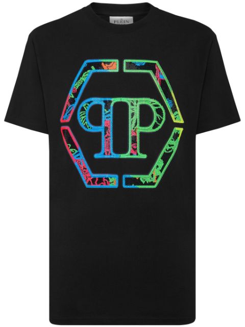 Philipp Plein T-Shirt mit Logo-Verzierung