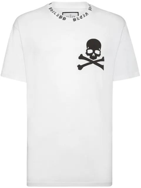 Philipp Plein playera con calavera estampada