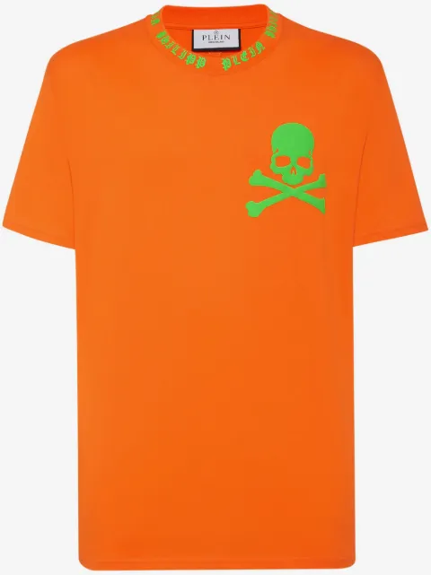 Philipp Plein skull-print cotton T-shirt