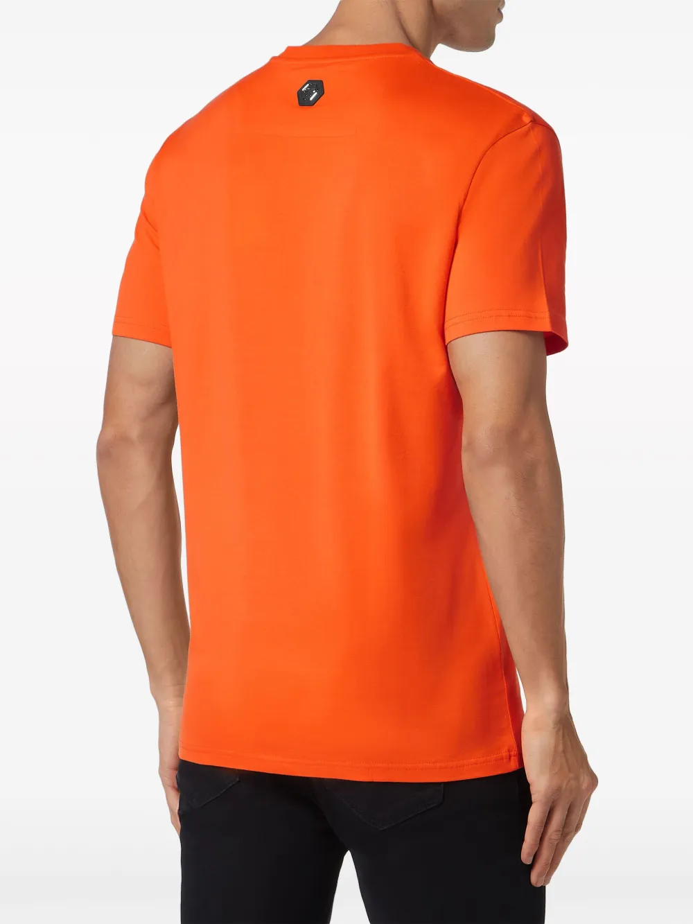 Philipp Plein T-shirt met logoprint Oranje