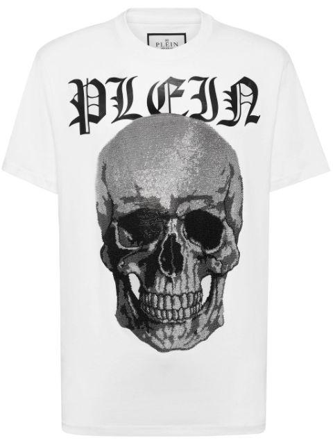 Philipp Plein Crystals Skull cotton T-shirt Men