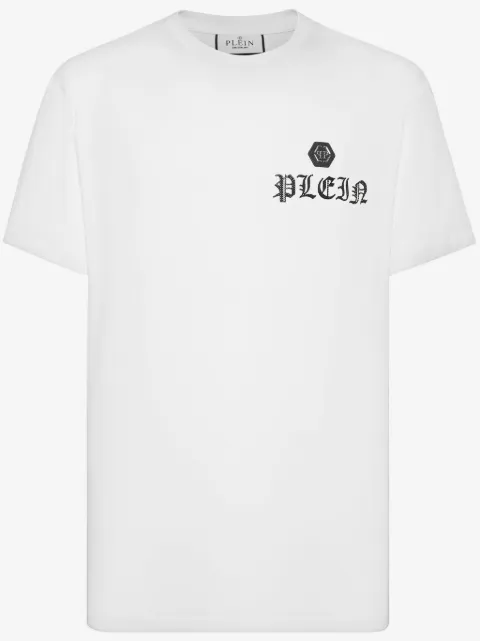 Philipp Plein skull crystal-embellished T-shirt