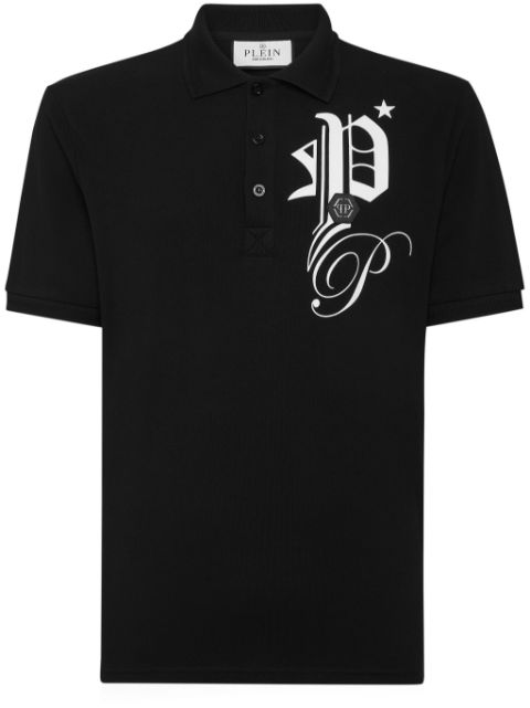 Philipp Plein Gothic Plein cotton polo shirt Men