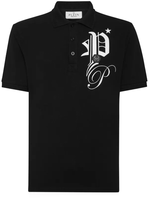 Philipp Plein Gothic Plein ポロシャツ | ブラック | FARFETCH JP
