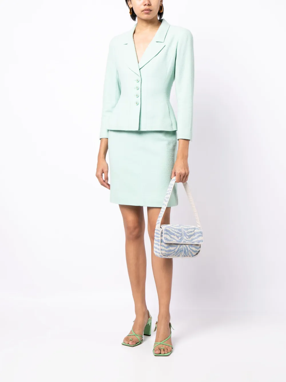 CHANEL Pre-Owned 1997 rokpak - Groen