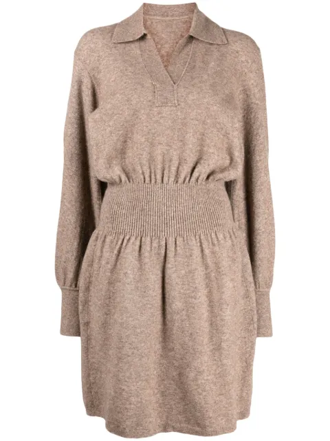 JNBY ribbed-detail knitted midi dress