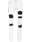 Philipp Plein Rock Star slim-cut jeans - White
